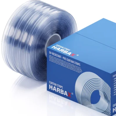 HARBAX Double Layer Rib PVC Curtain Strip